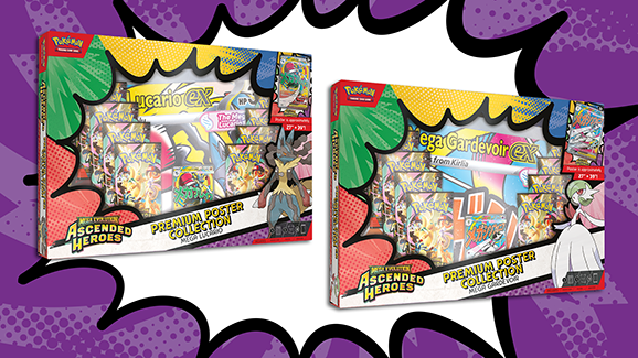 ascended heroes poster collection Pokémon TCG: Mega Evolution—Ascended Heroes Premium Poster Collection - Image 1
